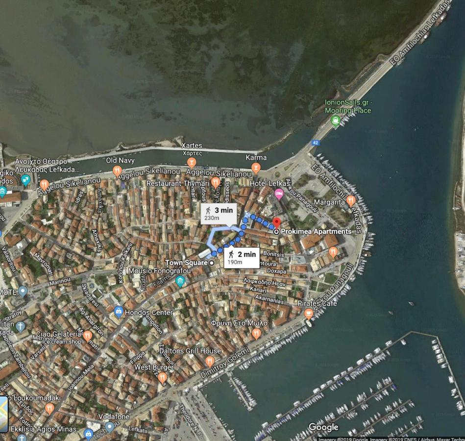 Lefkáda Prokimea Seaview Apartments מראה חיצוני תמונה